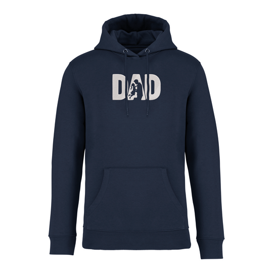 DAD - Tochter (gestickt) - Bio Hoodie Unisex