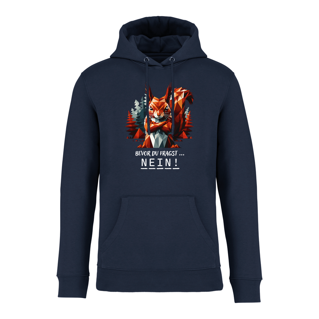 BEVOR DU FRAGST EICHHÖRNCHEN - Bio-Hoodie Unisex