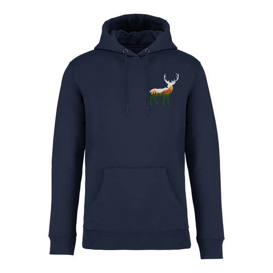 HIRSCH (Stick) - Bio Hoodie Unisex