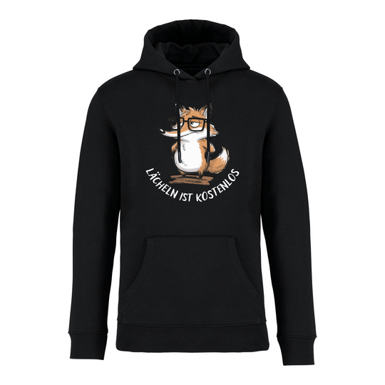 LÄCHELN IST KOSTENLOS - Bio Hoodie Unisex