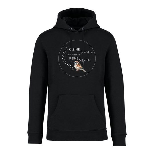 KLEINE SCHRITTE - Bio Hoodie Unisex