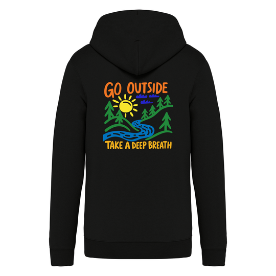 GO OUTSIDE - Bio Sweatjacke Unisex