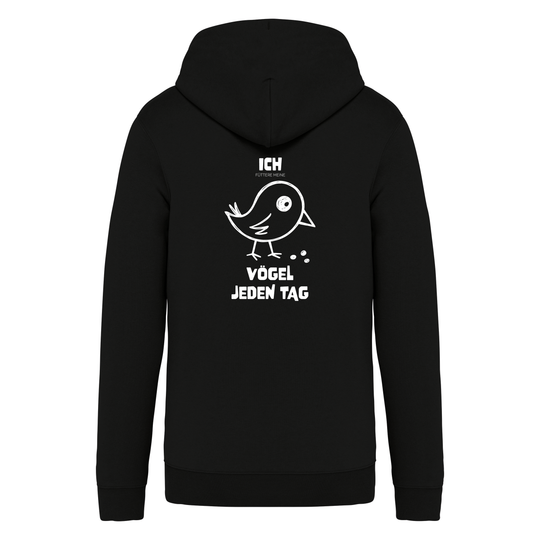 VÖGEL FÜTTERN - Bio Sweatjacke Unisex