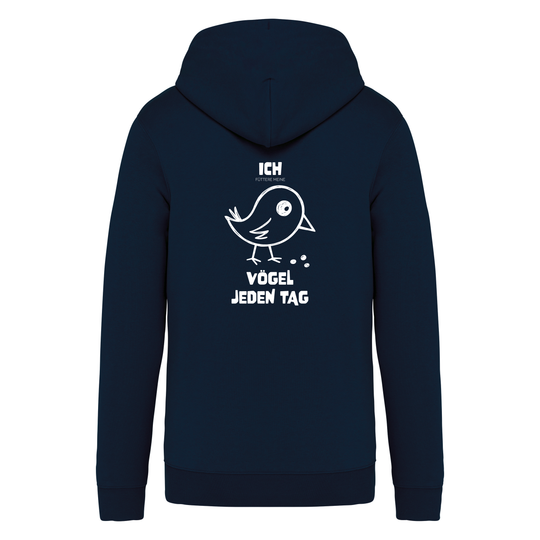 VÖGEL FÜTTERN - Bio Sweatjacke Unisex