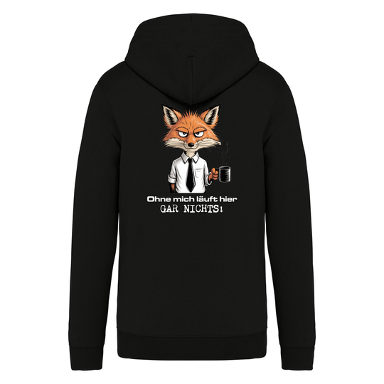 OHNE MICH LÄUFT NICHTS - Bio Sweatjacke Unisex