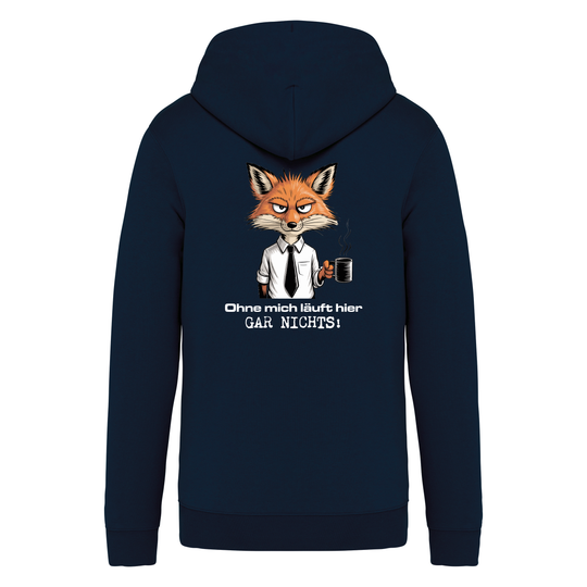 OHNE MICH LÄUFT NICHTS - Bio Sweatjacke Unisex