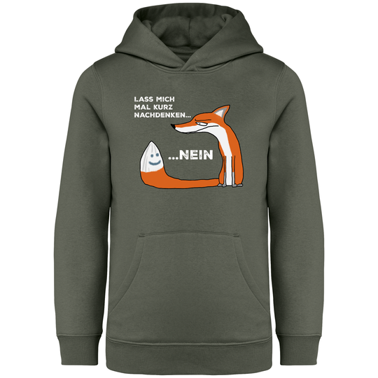 GRIMMIGER FUCHS - Kinder Bio Hoodie