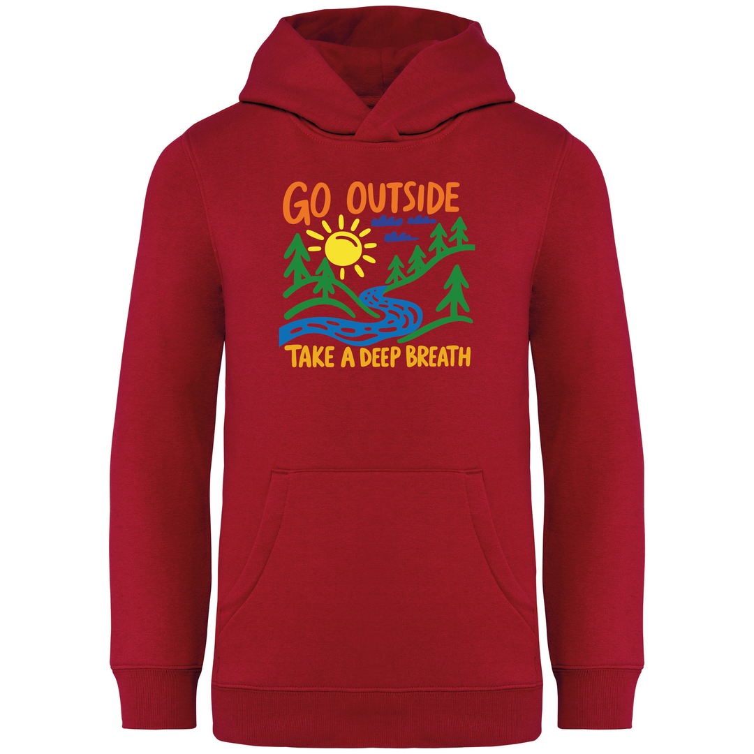 GO OUTSIDE - Kinder Bio Hoodie