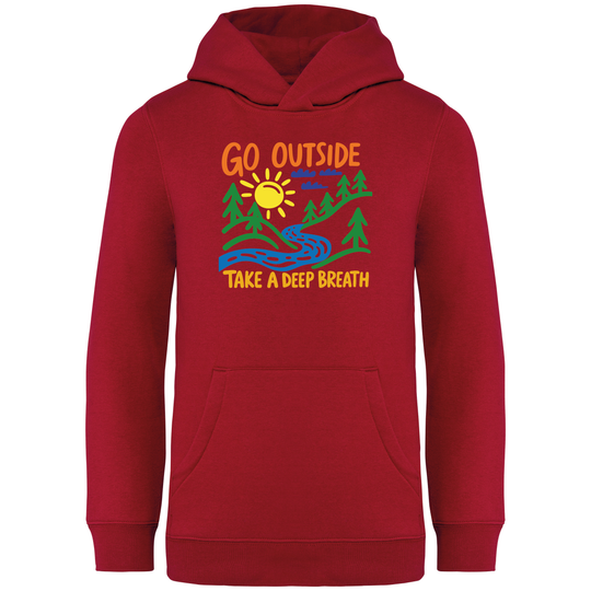 GO OUTSIDE - Kinder Bio Hoodie