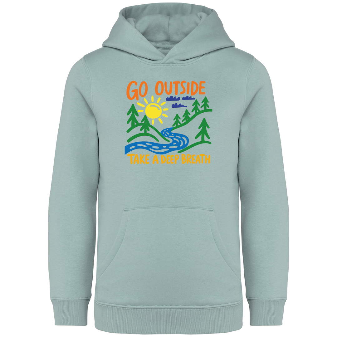 GO OUTSIDE - Kinder Bio Hoodie