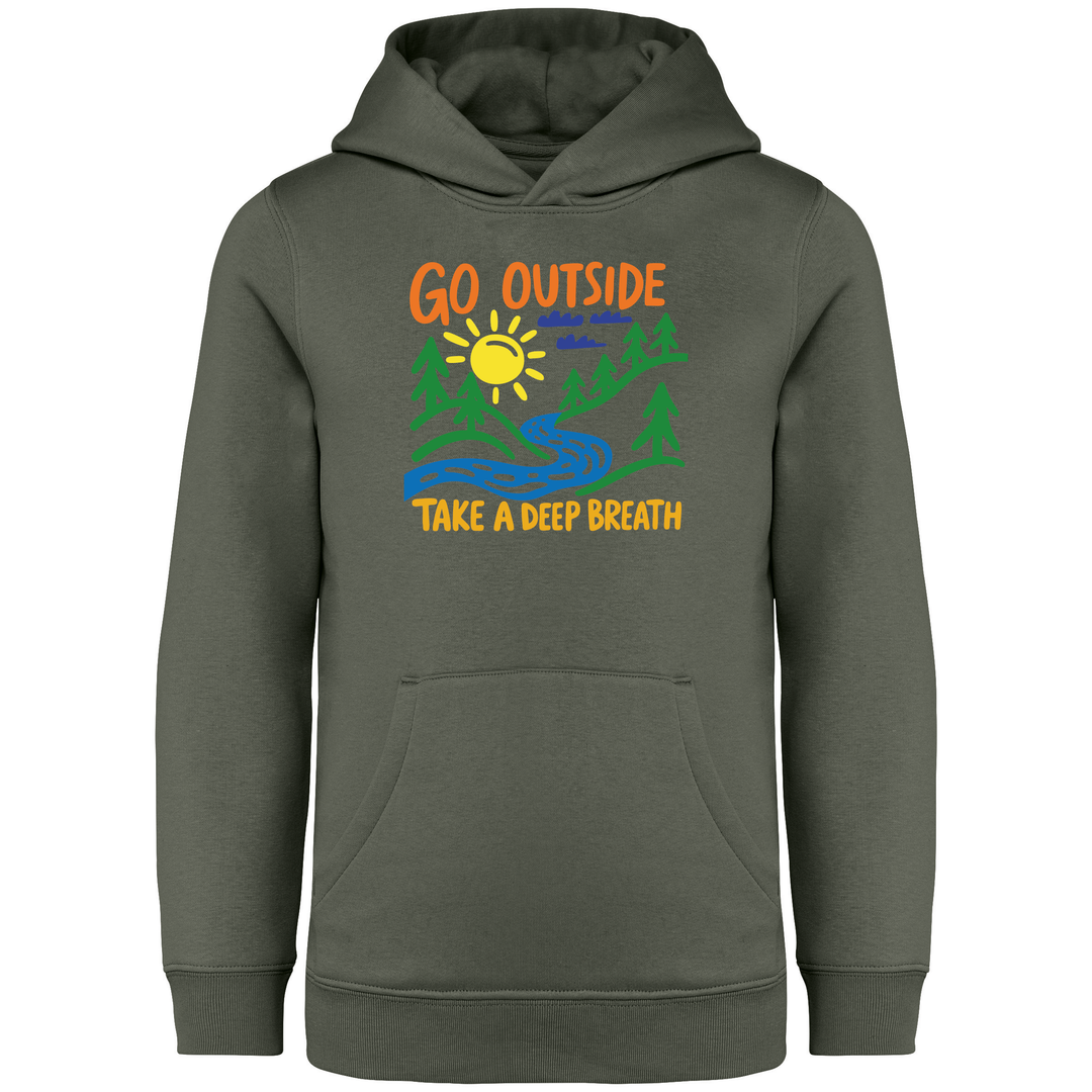 GO OUTSIDE - Kinder Bio Hoodie