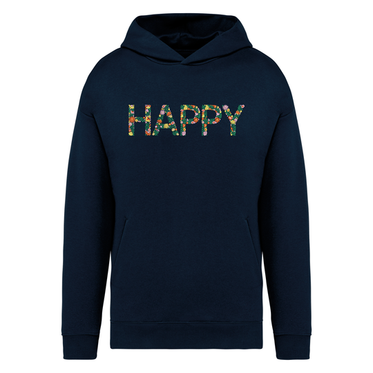 HAPPY (Stick) - Bio Oversize Hoodie Unisex