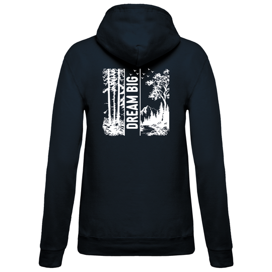 DREAM BIG (Rückendruck) - Damen Hoodie