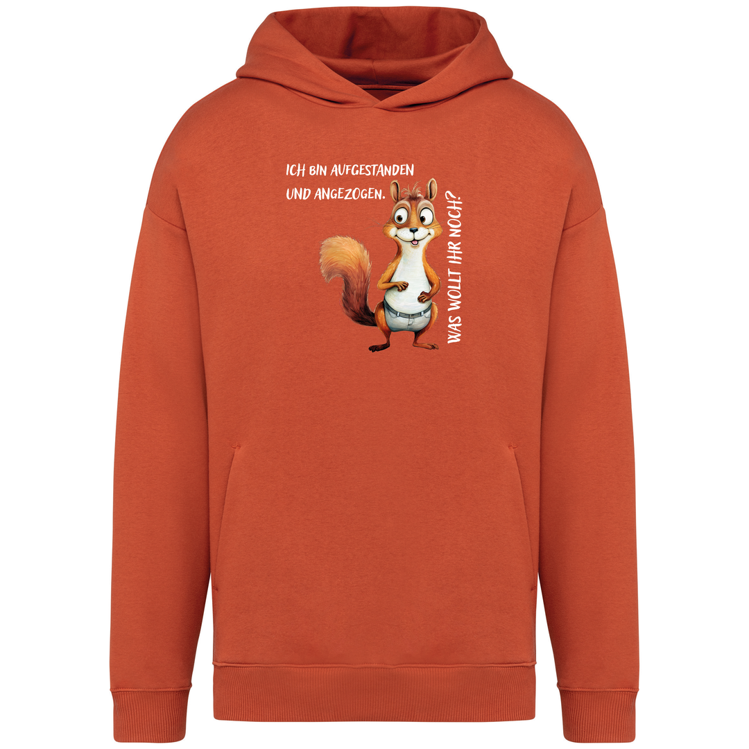 STREIFENHÖRNCHEN - Bio Oversize Hoodie Unisex