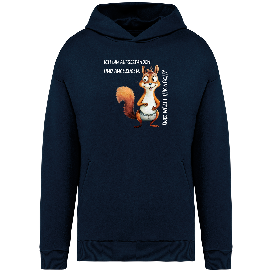 STREIFENHÖRNCHEN - Bio Oversize Hoodie Unisex