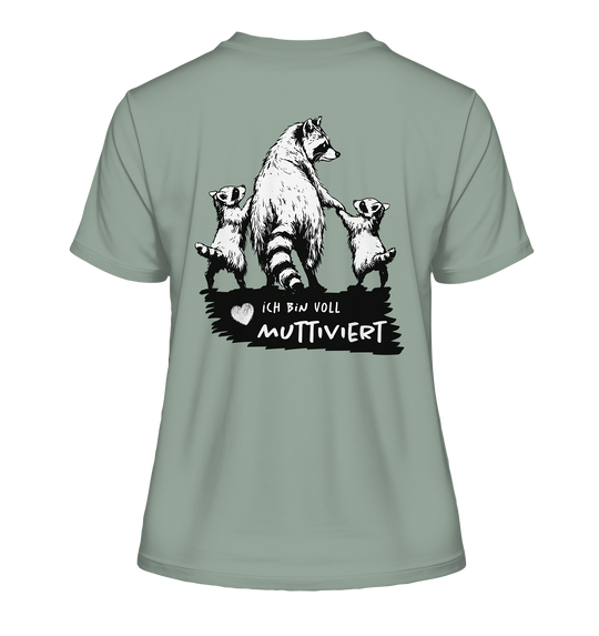VOLL MUTTIVIERT - Damen Bio T-Shirt (Backprint)