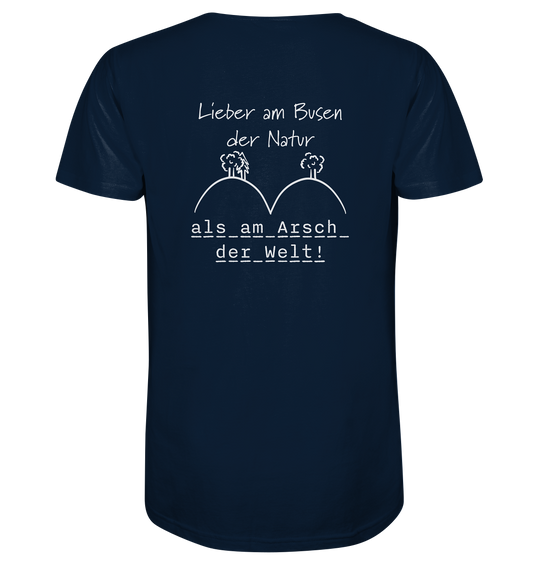 AM BUSEN DER NATUR - Herren Bio Shirt