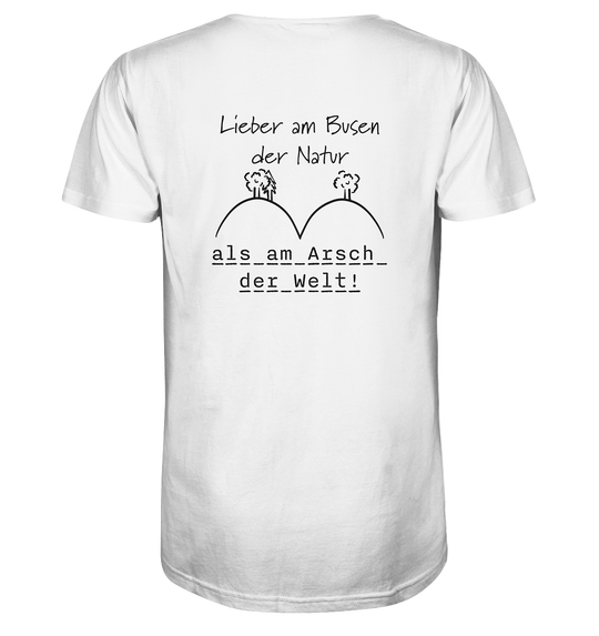 AM BUSEN DER NATUR - Herren Bio Shirt