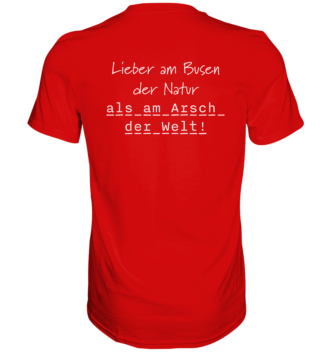AM BUSEN DER NATUR 2.0 - Herren Premium T-Shirt