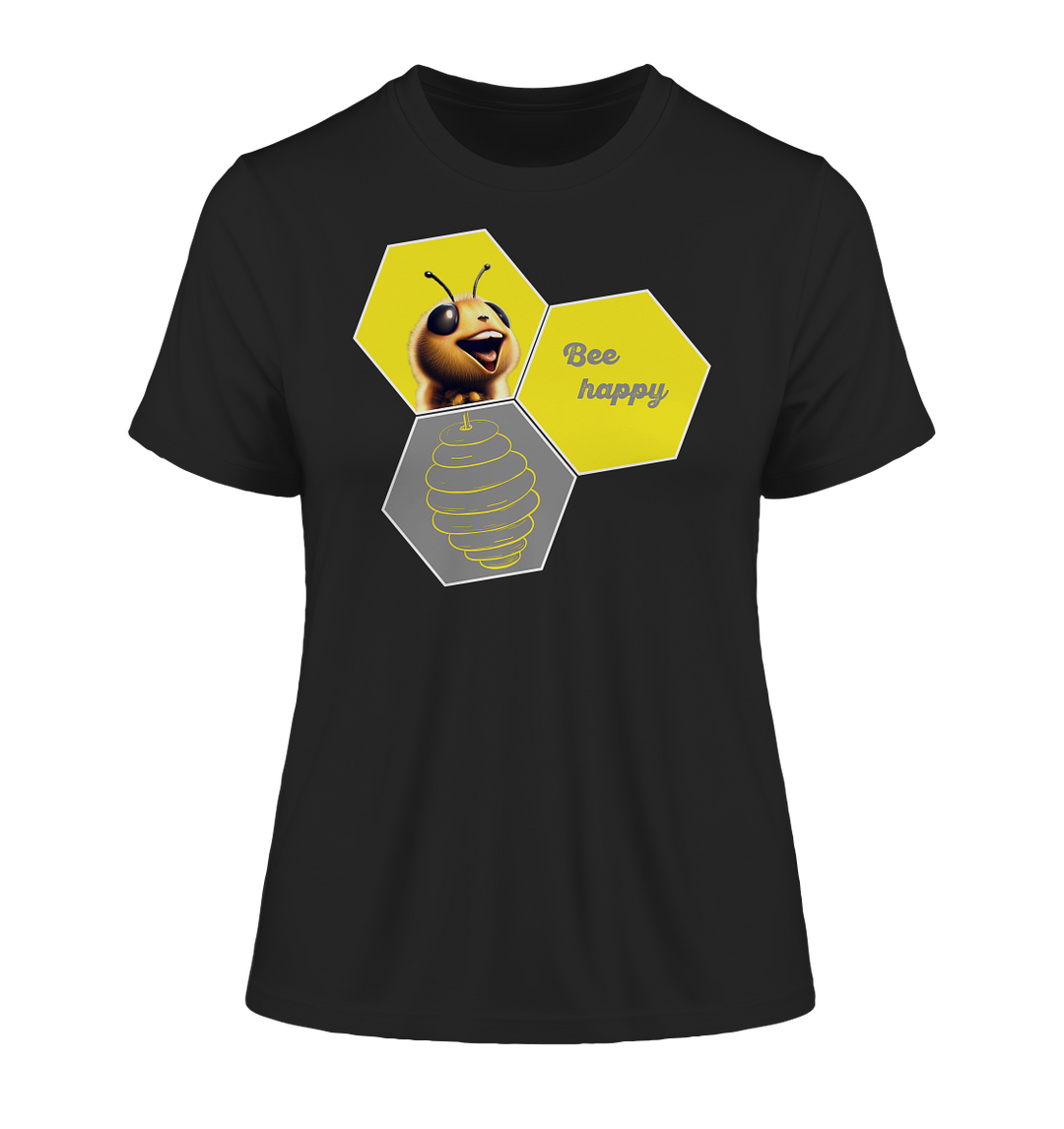BEE HAPPY - Damen Bio T-Shirt