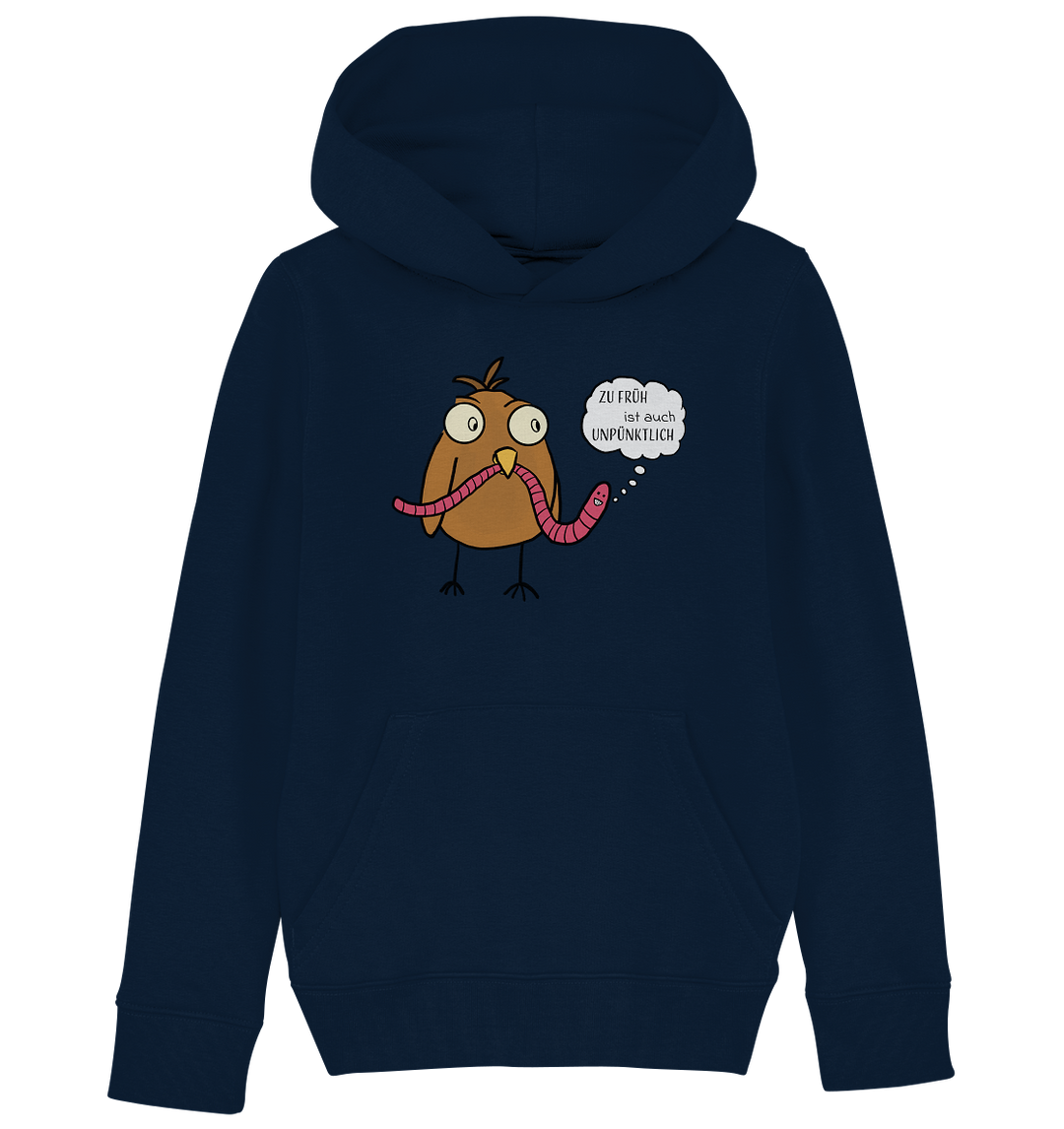 DER FRÜHE VOGEL - Kinder Bio Hoodie