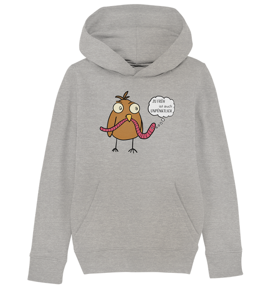 DER FRÜHE VOGEL - Kinder Bio Hoodie