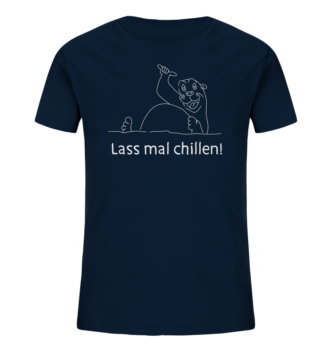 LASS MAL CHILLEN OTTER - Kids Organic Shirt