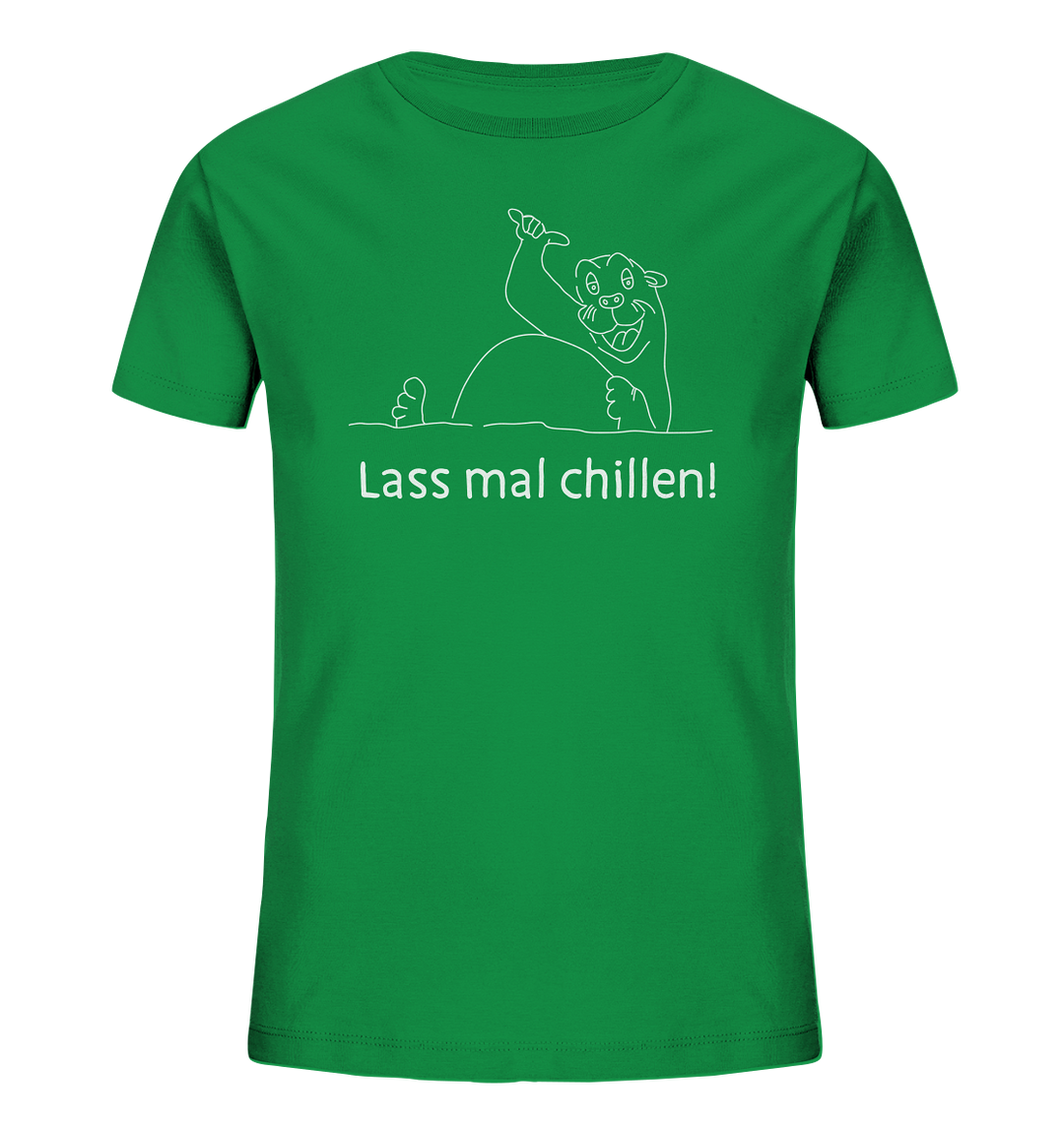 LASS MAL CHILLEN OTTER - Kids Organic Shirt