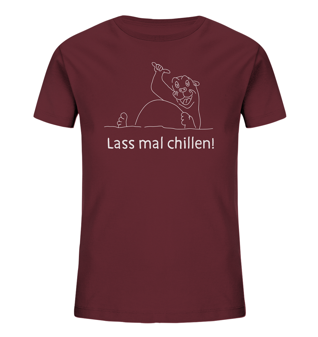 LASS MAL CHILLEN OTTER - Kids Organic Shirt