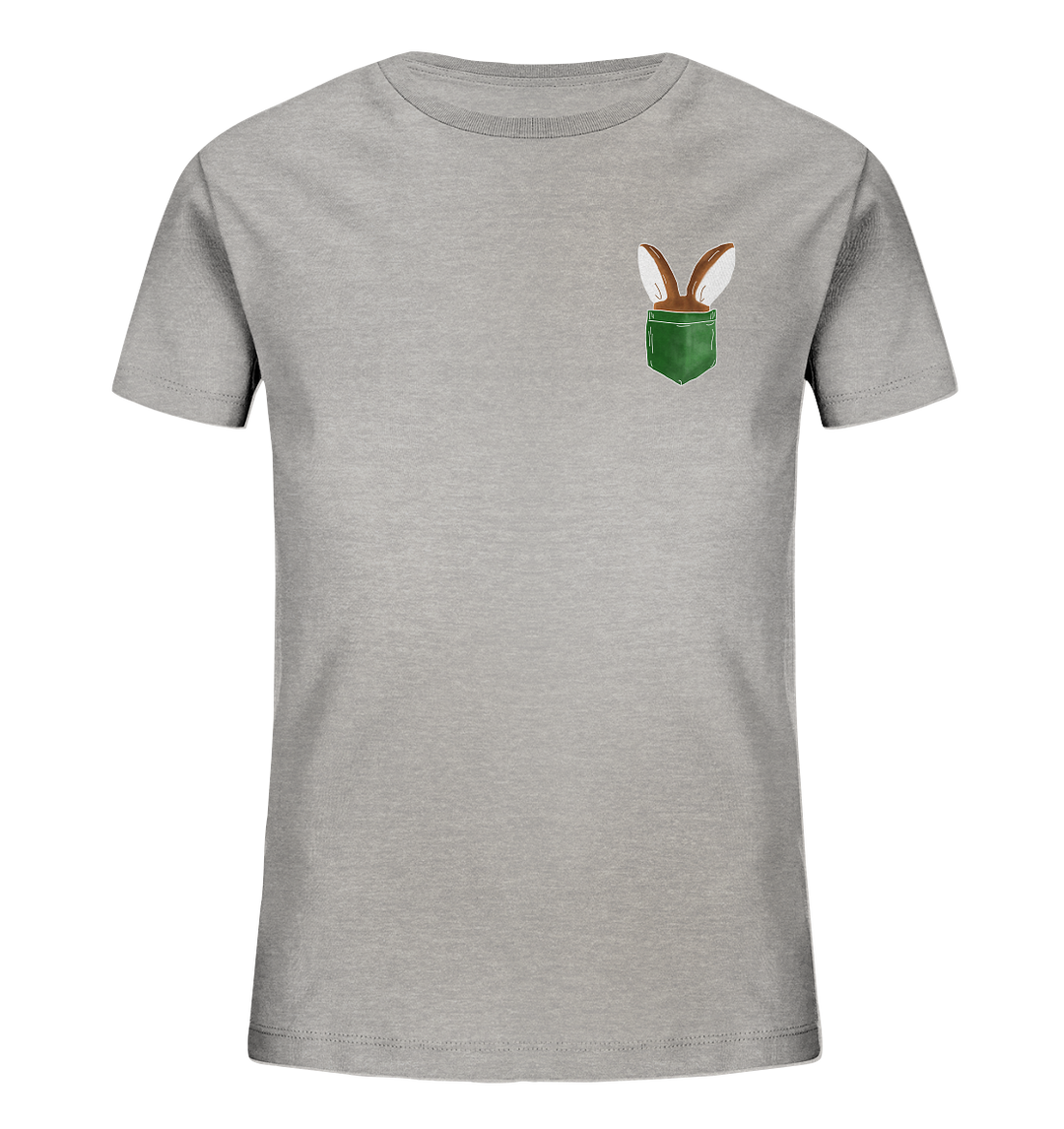 HASENOHREN - BRUSTTASCHE - Kinder Bio T-Shirt