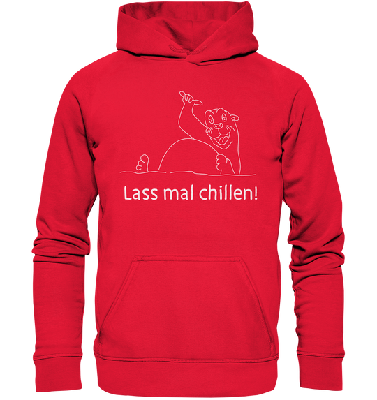 LASS MAL CHILLEN OTTER - Kids Premium Hoodie