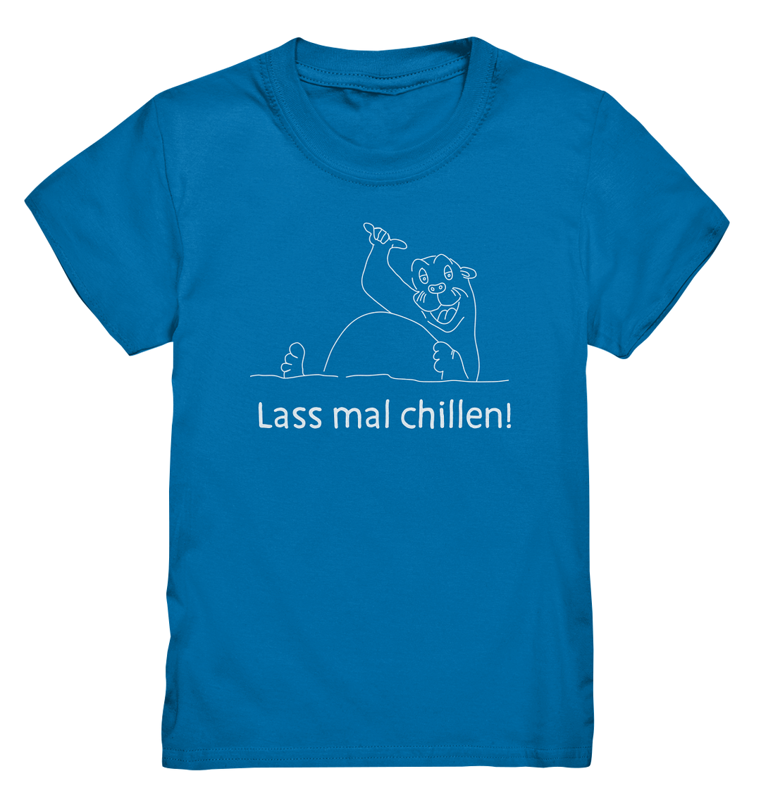 LASS MAL CHILLEN OTTER - Kinder Premium T-Shirt