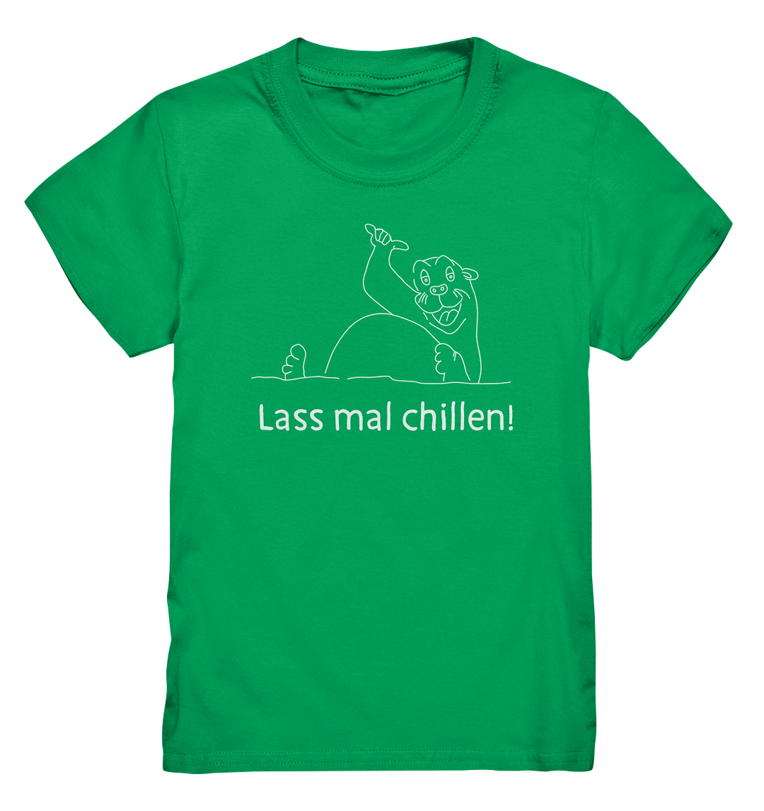 LASS MAL CHILLEN OTTER - Kinder Premium T-Shirt