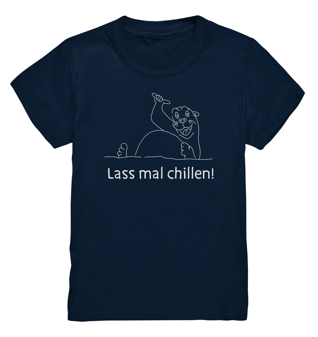 LASS MAL CHILLEN OTTER - Kinder Premium T-Shirt