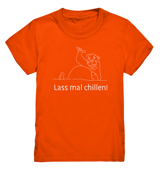 LASS MAL CHILLEN OTTER - Kinder Premium T-Shirt