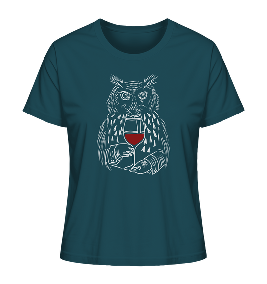 UHU MIT WEIN - Ladies Organic Shirt