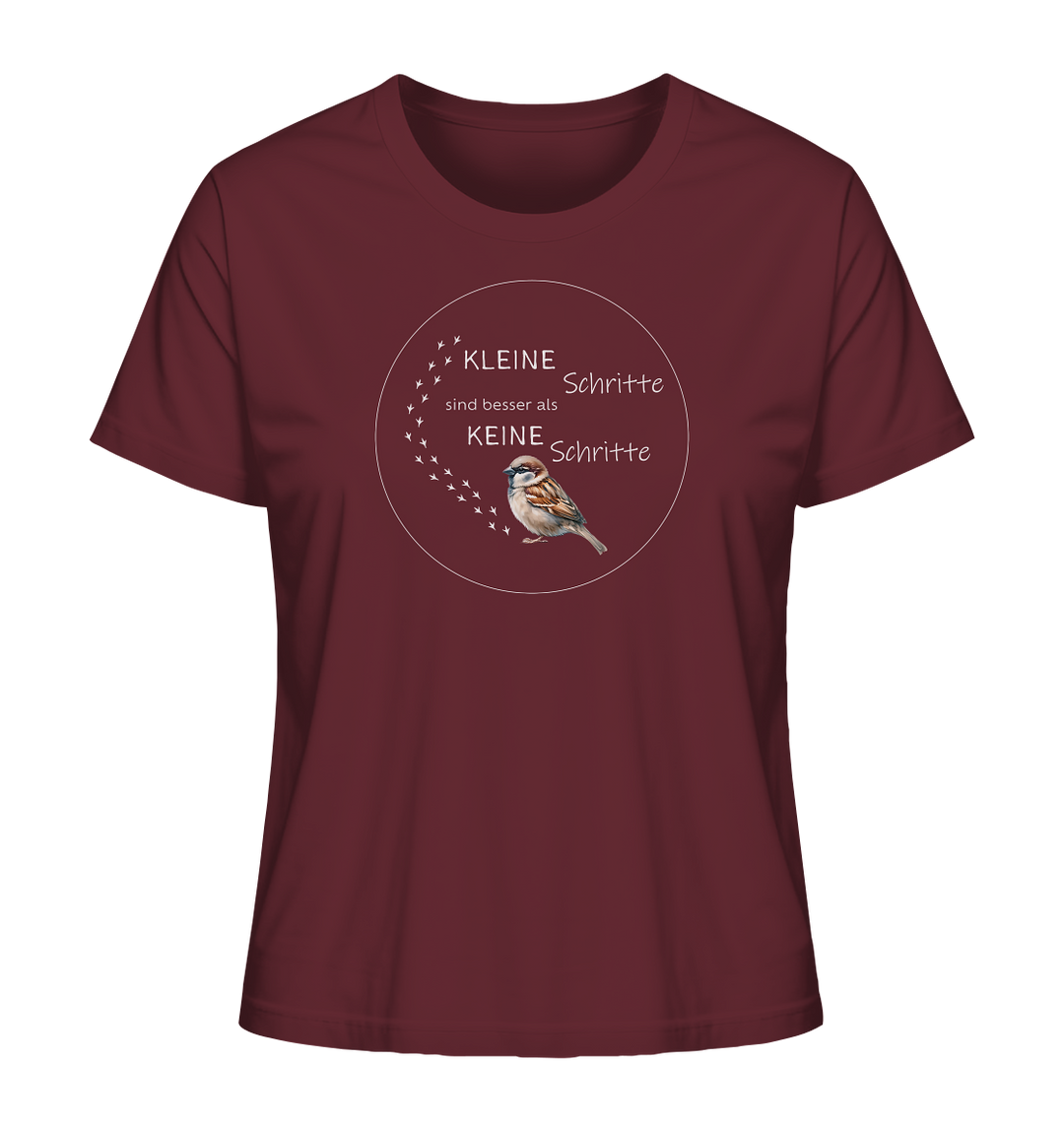 KLEINE SCHRITTE - Ladies Organic Shirt