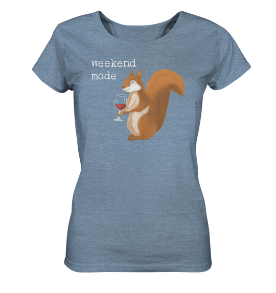 WEEKEND MODE EICHHÖRNCHEN - Ladies Organic Shirt