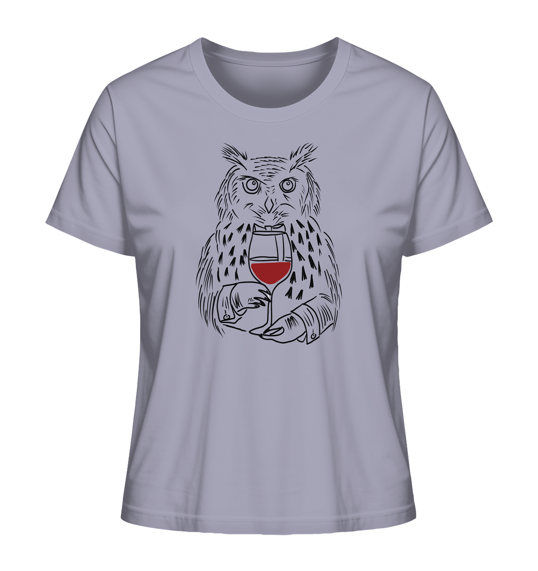 UHU MIT WEIN - Ladies Organic Shirt