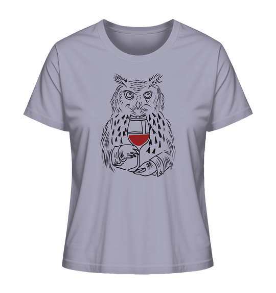 UHU MIT WEIN - Ladies Organic Shirt