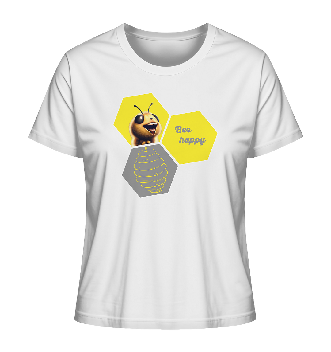 BEE HAPPY - Ladies Organic Shirt