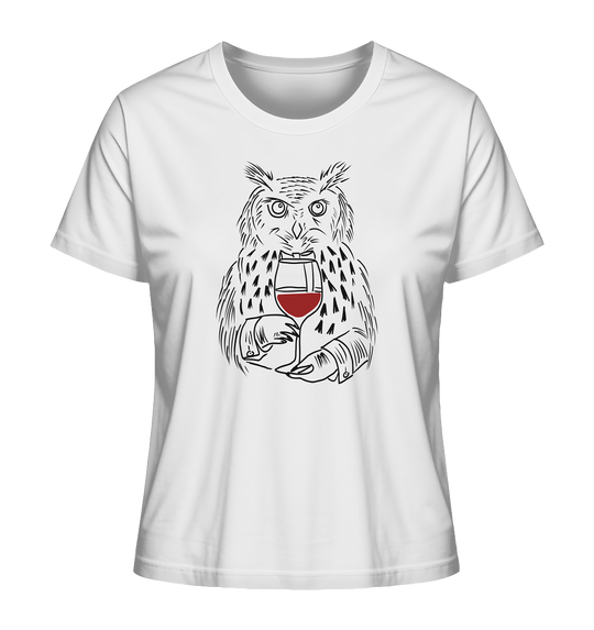 UHU MIT WEIN - Ladies Organic Shirt