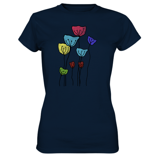 BUNTE BLUMEN - Damen Premium T-Shirt