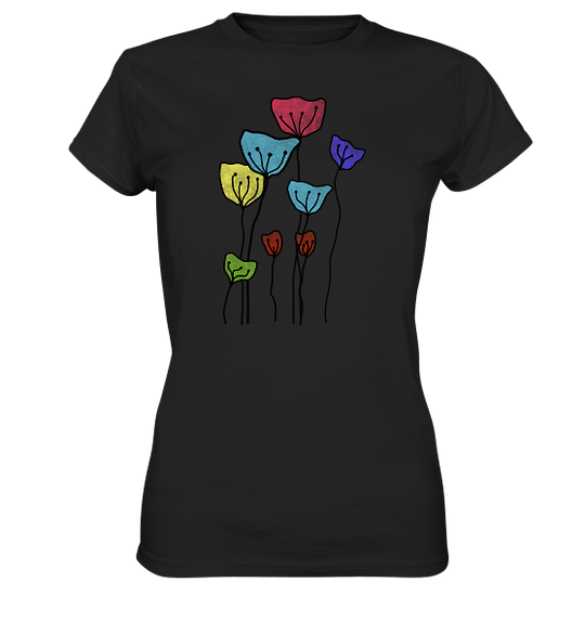 BUNTE BLUMEN - Damen Premium T-Shirt