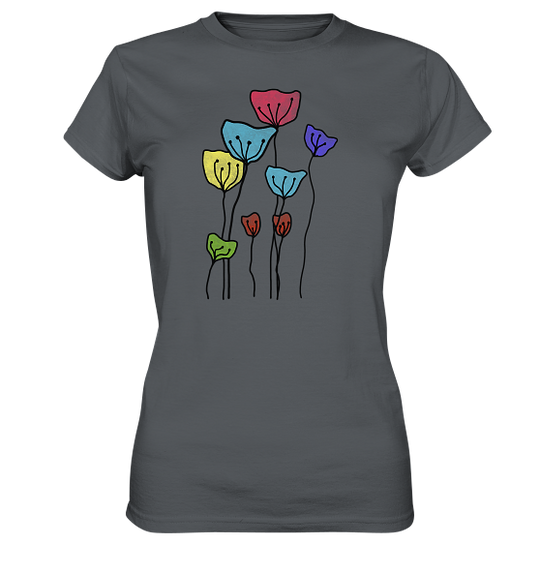 BUNTE BLUMEN - Damen Premium T-Shirt