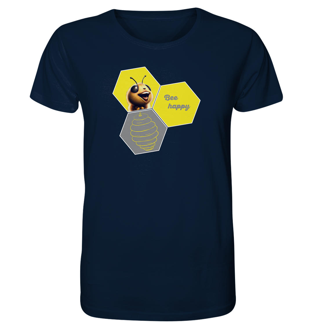 BEE HAPPY - Herren Bio T-Shirt