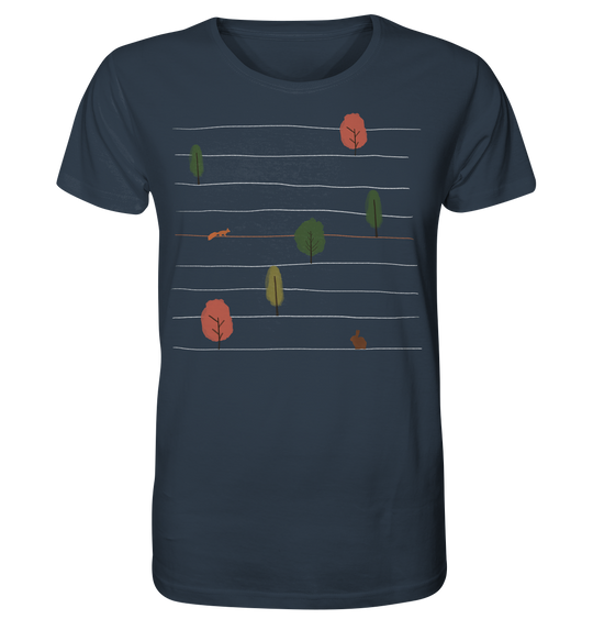 BÄUME AUF LINIEN - Organic Shirt