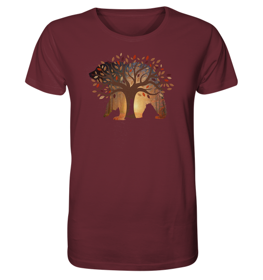 Herbstbär - Herren Bio T-Shirt