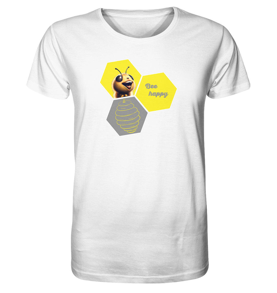 BEE HAPPY - Herren Bio T-Shirt