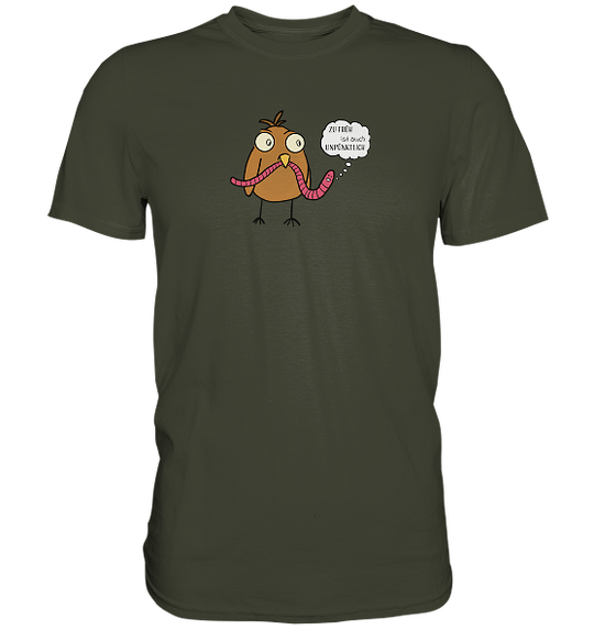 DER FRÜHE VOGEL - Herren Premium T-Shirt